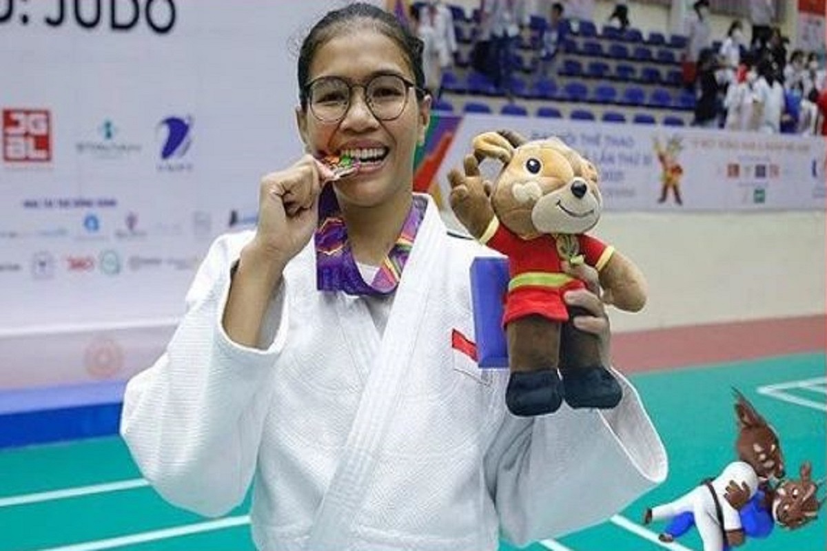 Meli Rosita Marta Mahasiswa Ubhara Jaya Peraih Medali Perunggu Sea Games Kamboja 2023